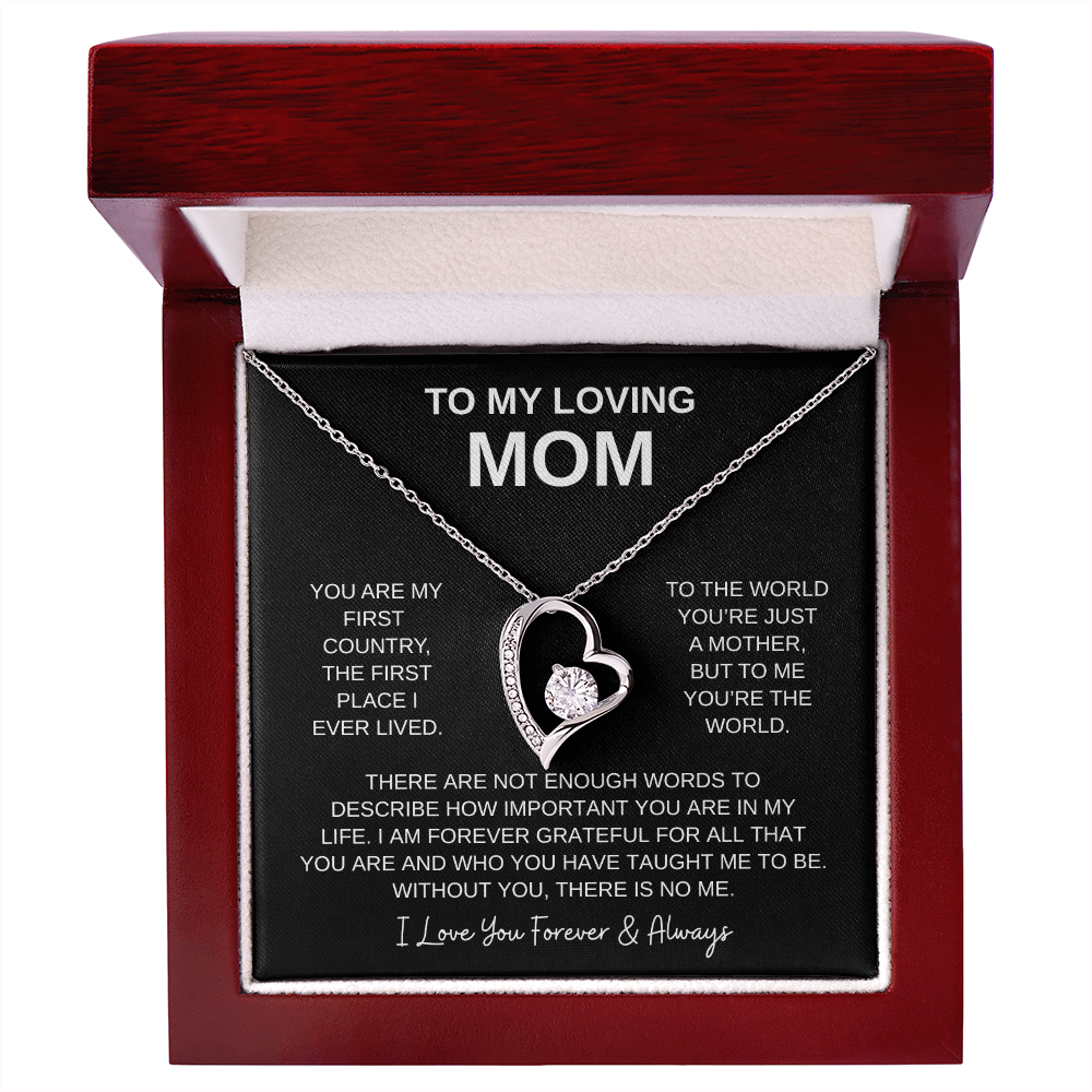 To My Loving Mom | Forever Love Necklace