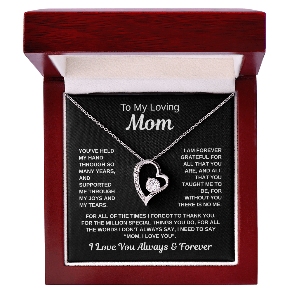To My Loving Mom | Forever Love Necklace