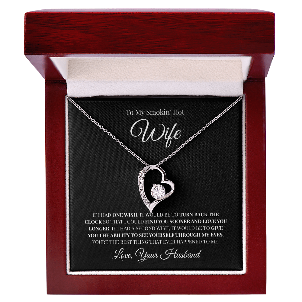 To My Smokin' Hot Wife | Forever Love Necklace