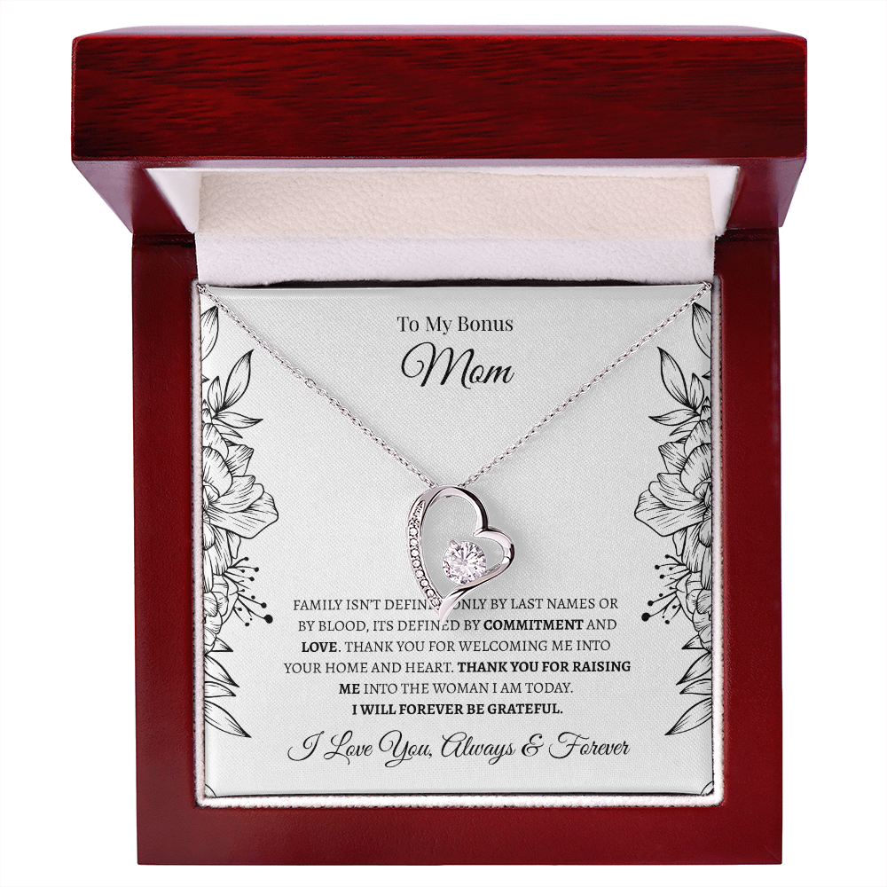 To My Bonus Mom | Forever Love Necklace