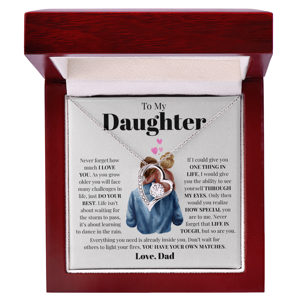 To My Daughter | Forever Love Necklace