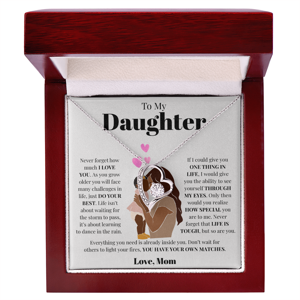 To My Daughter from Mom | Forever Love Necklace