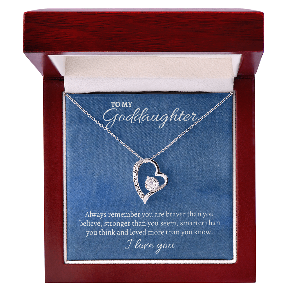 To My Goddaughter | Forever Love Necklace