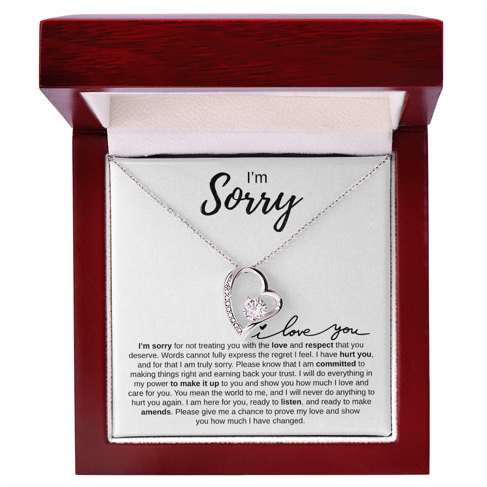 I'm Sorry | Forever Love Necklace