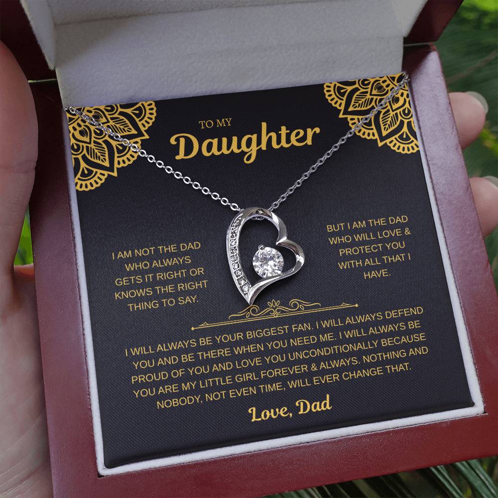 To My Daughter from Dad | Forever Love Necklace