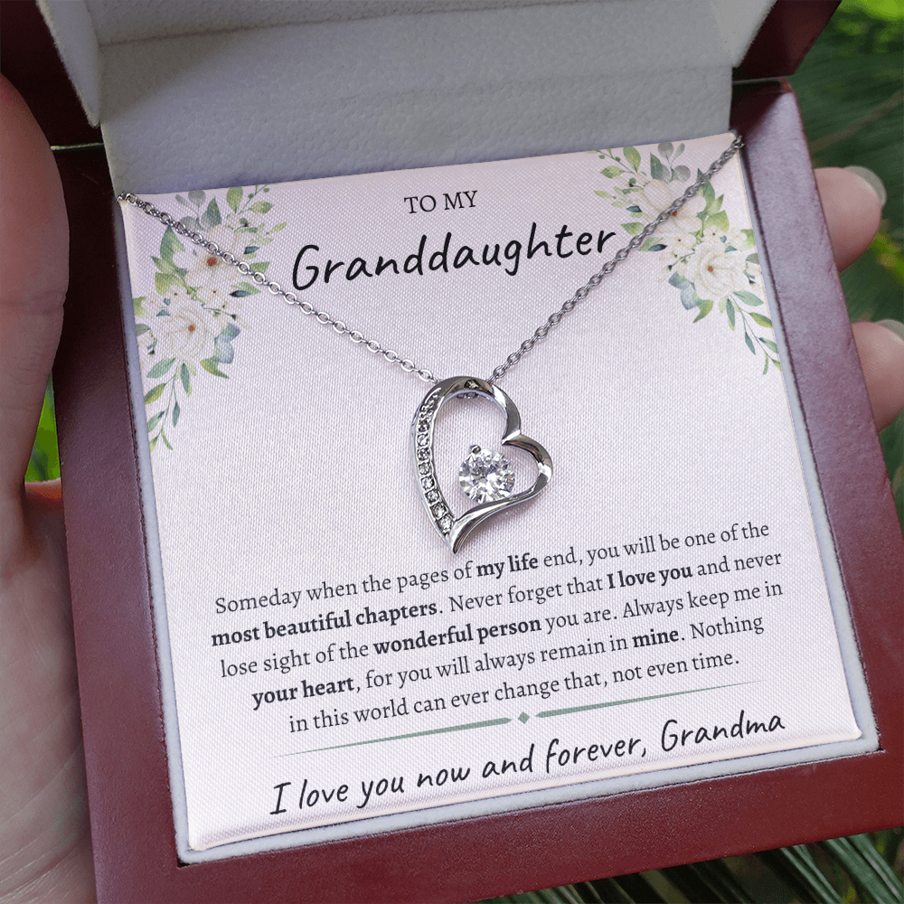 To My Granddaughter from Grandma | Forever Love Necklace