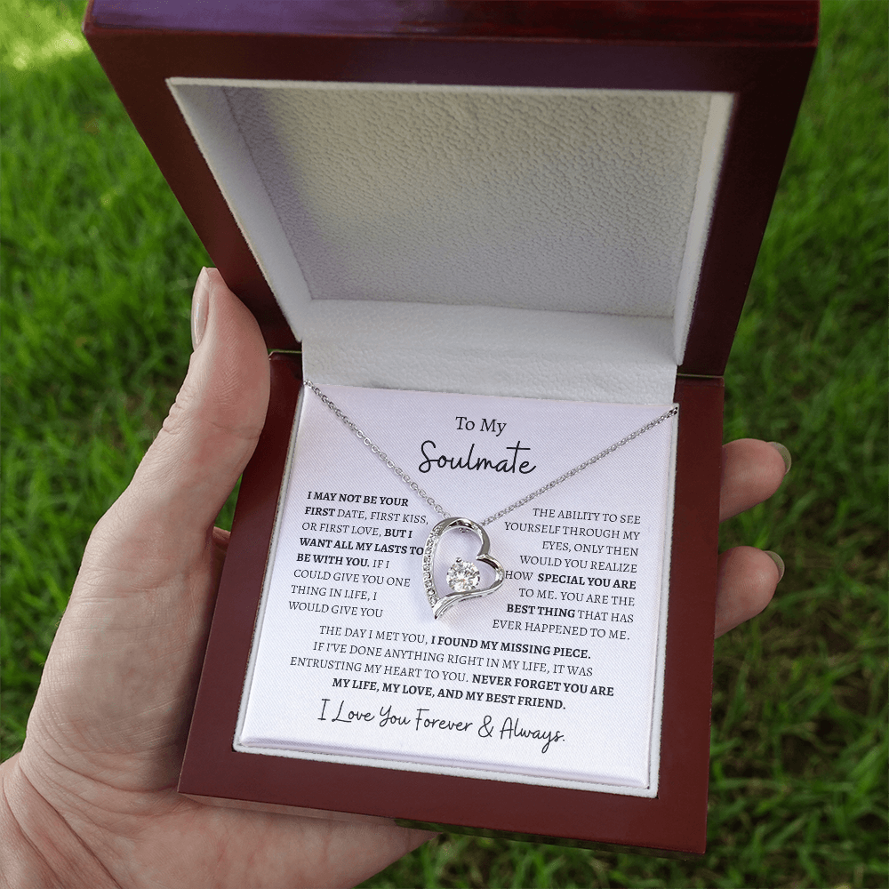 To My Soulmate "I Love You Forever & Always" | Forever Love Necklace
