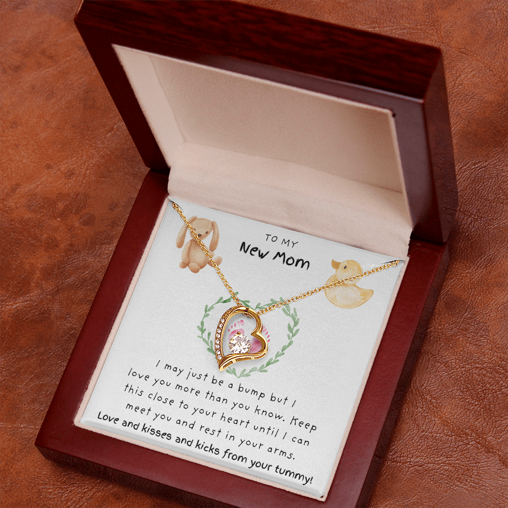 To My New Mom Pink | Forever Love Necklace