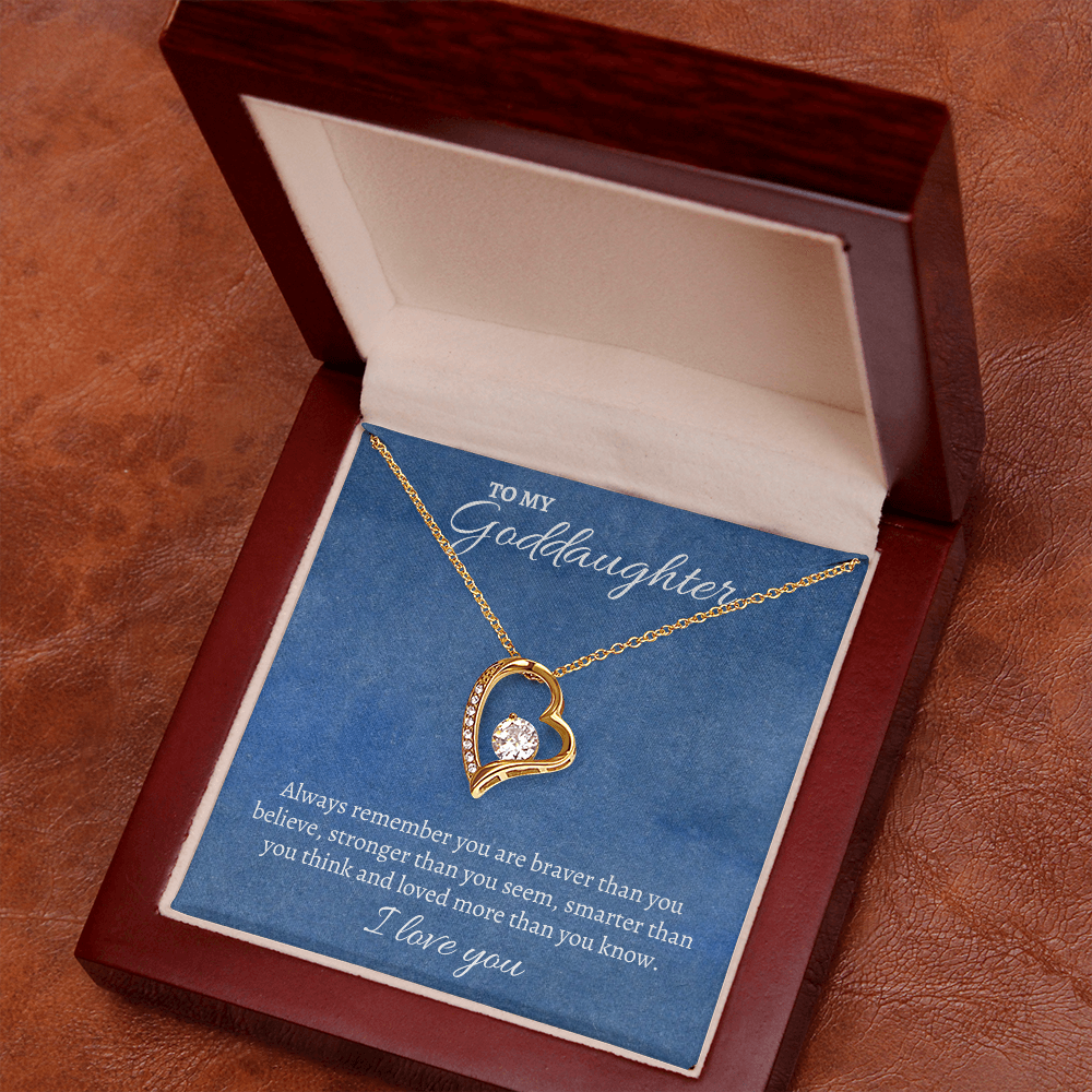 To My Goddaughter | Forever Love Necklace