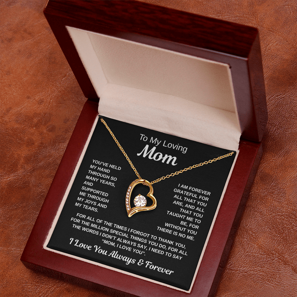 To My Loving Mom | Forever Love Necklace