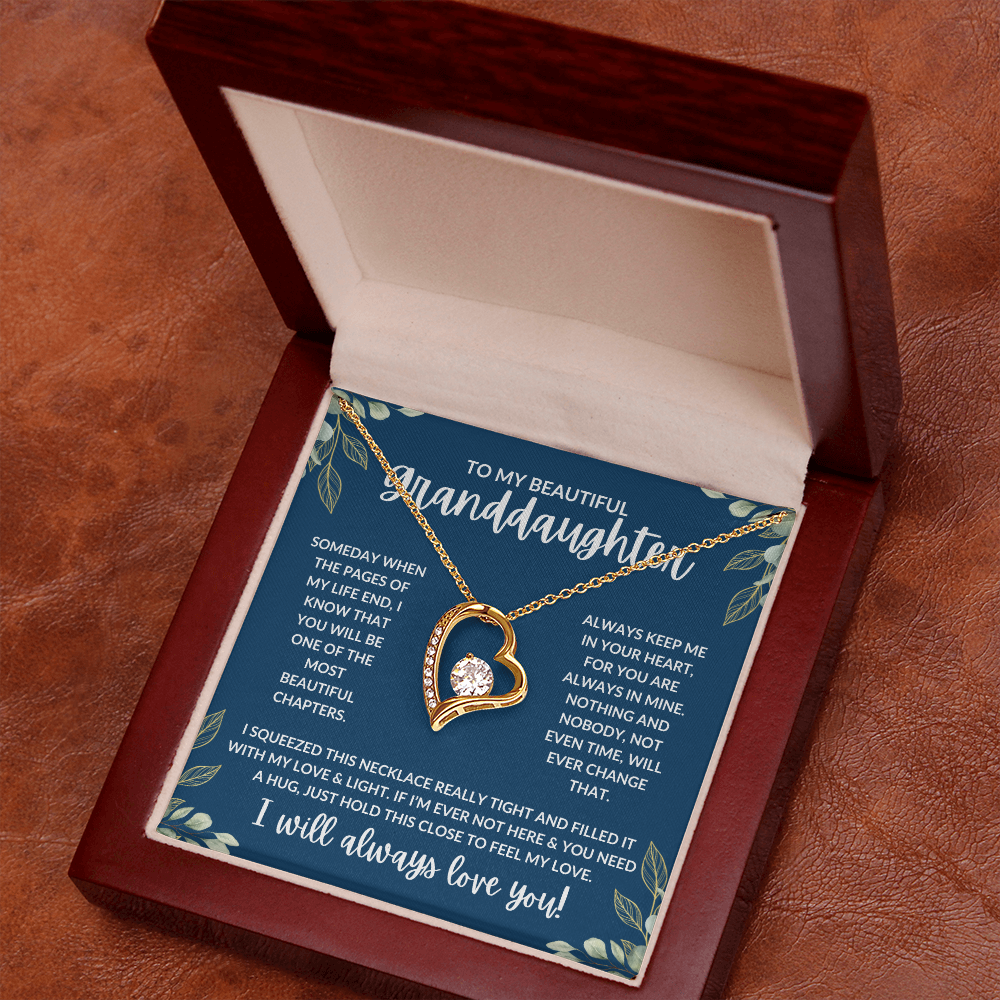 To My Granddaughter | Forever Love Necklace