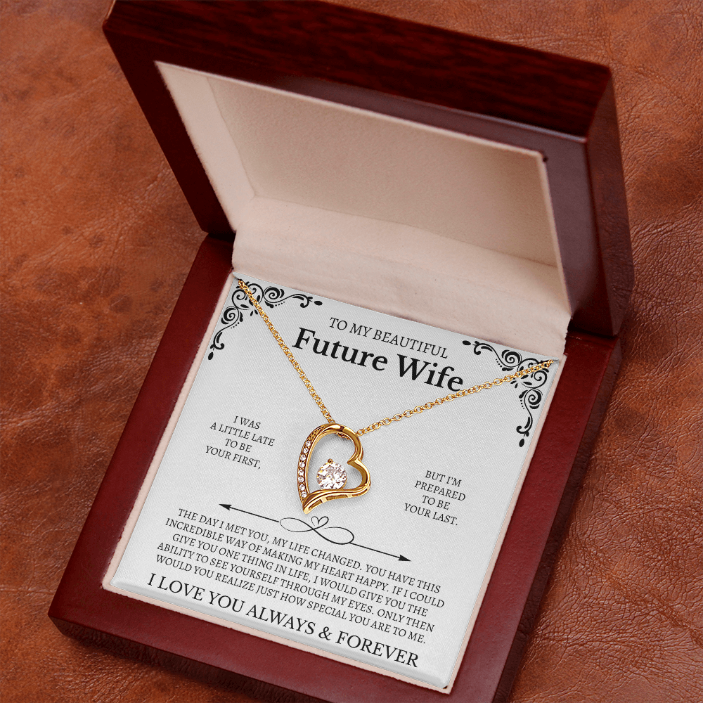 To My Beautiful Future Wife | Forever Love Necklace