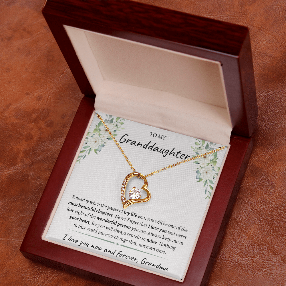 To My Granddaughter from Grandma | Forever Love Necklace