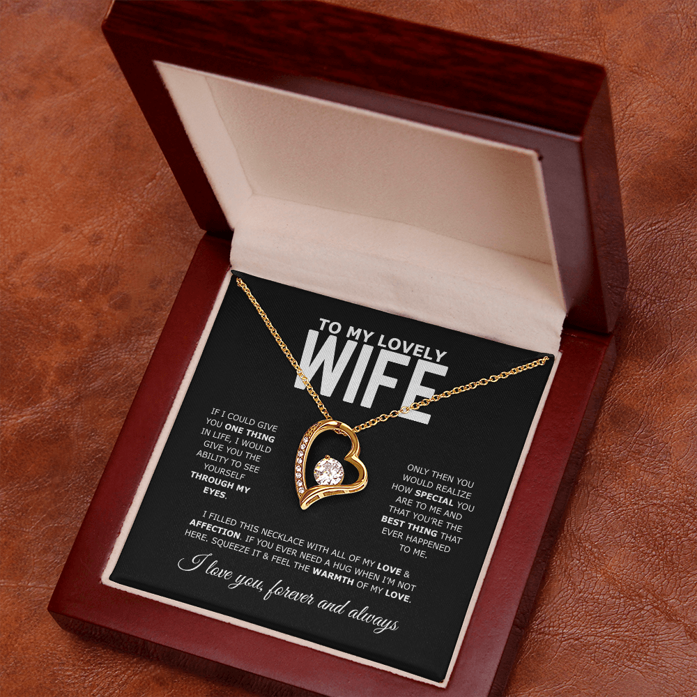 To My Lovely Wife | Forever Love Necklace