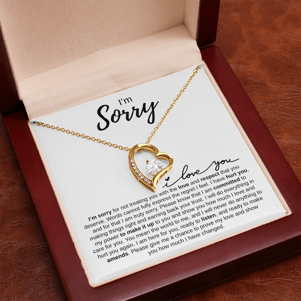 I'm Sorry | Forever Love Necklace