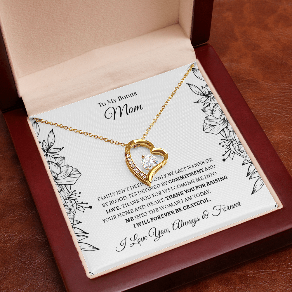 To My Bonus Mom | Forever Love Necklace