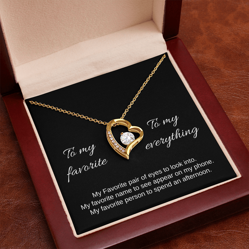 To My Favorite | Forever Love Necklace