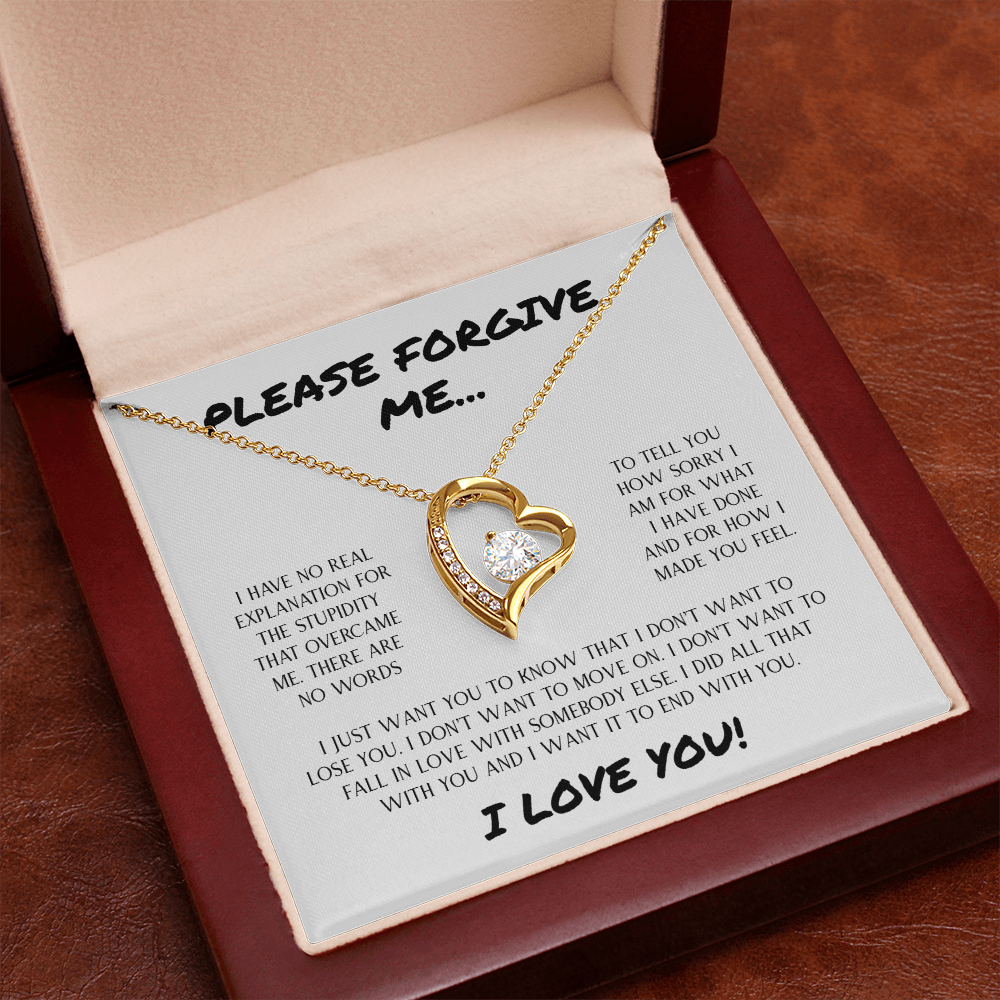 Please Forgive Me | Forever Love Necklace