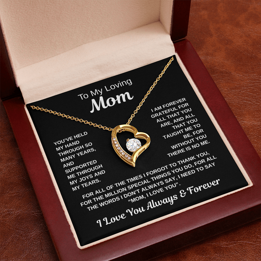 To My Loving Mom | Forever Love Necklace