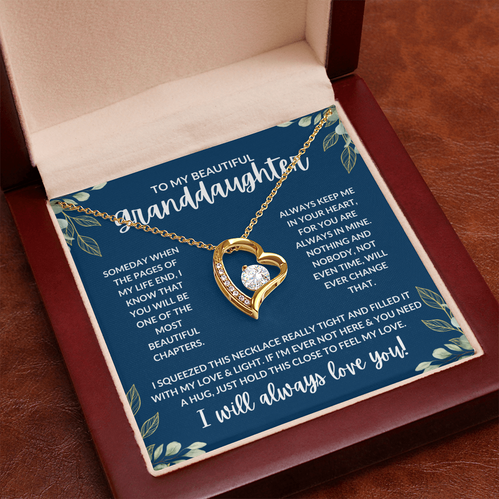 To My Granddaughter | Forever Love Necklace