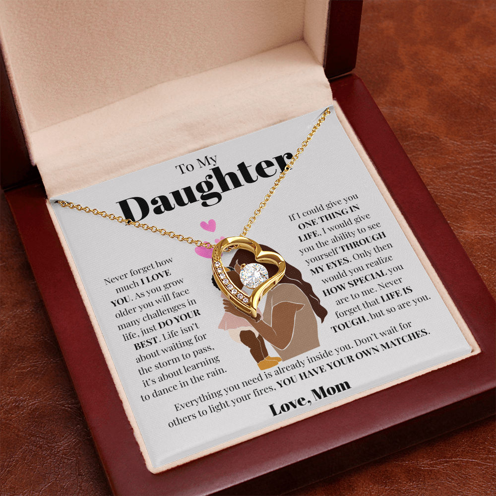 To My Daughter from Mom | Forever Love Necklace
