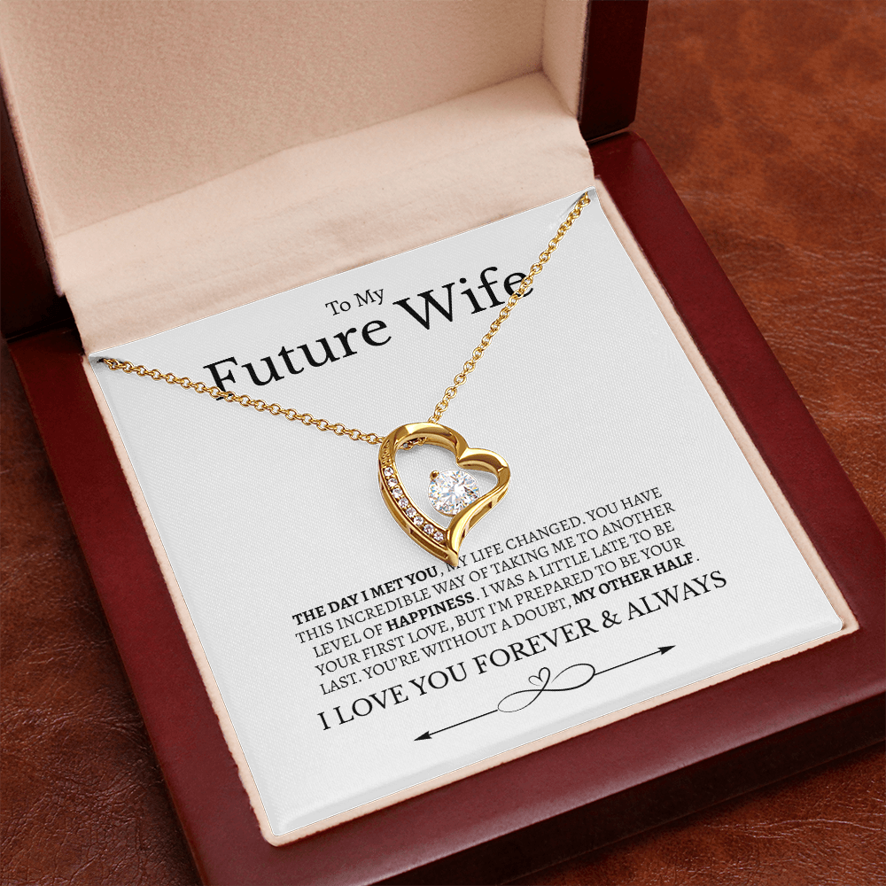 To My Future Wife I love you Forever & Always | Forever Love Necklace