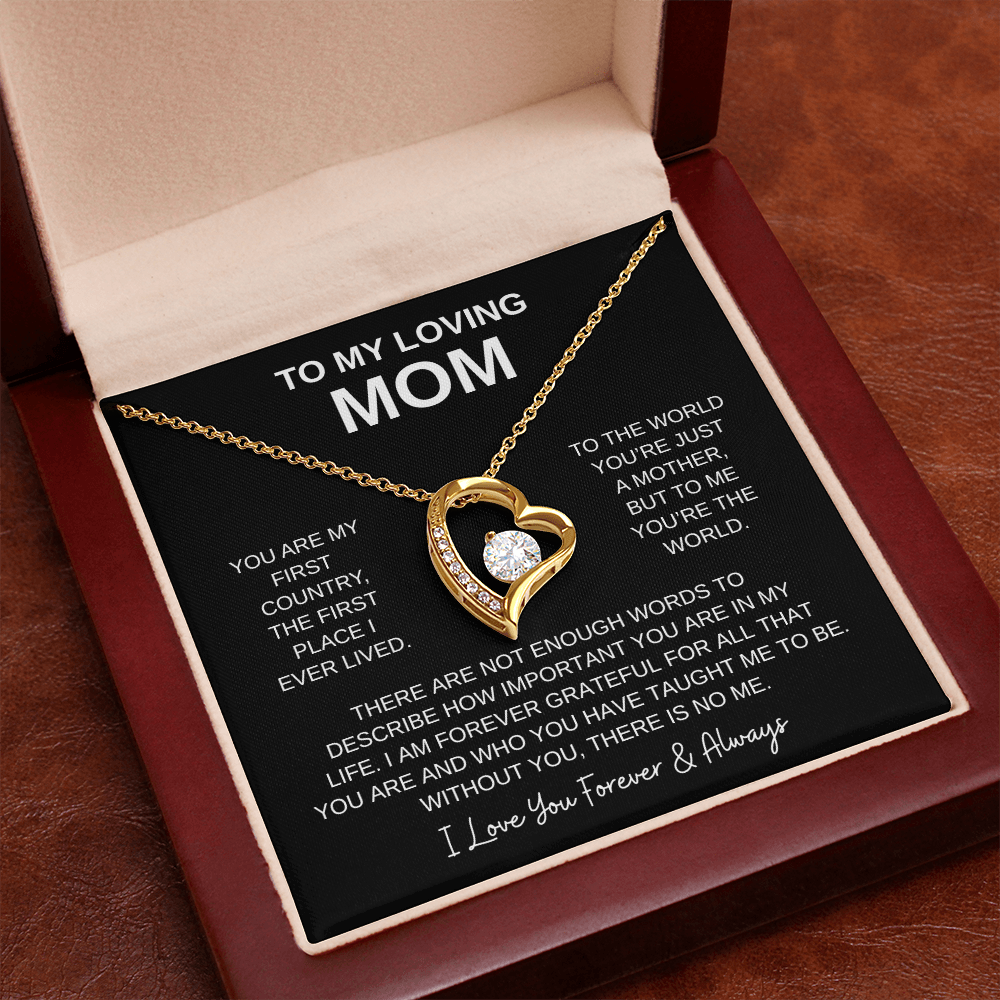 To My Loving Mom | Forever Love Necklace