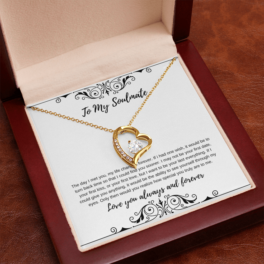 To My Soulmate | Forever Love Necklace