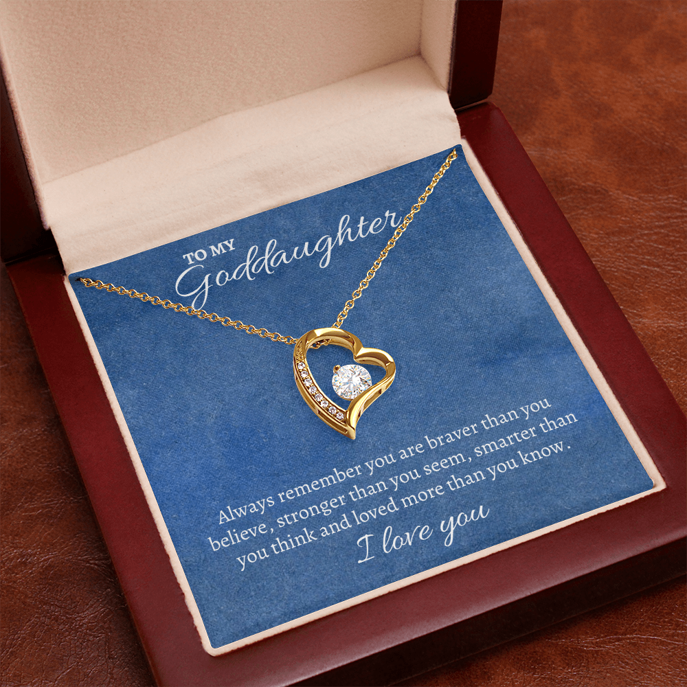 To My Goddaughter | Forever Love Necklace