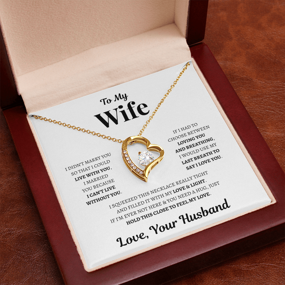 To My Wife | Forever Love Necklace