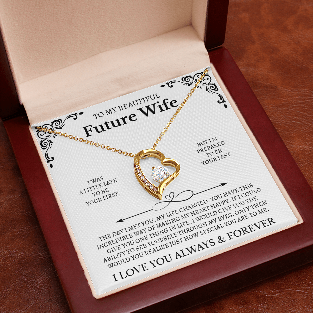 To My Beautiful Future Wife | Forever Love Necklace