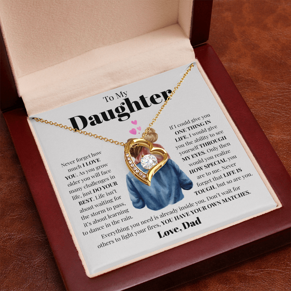 To My Daughter | Forever Love Necklace