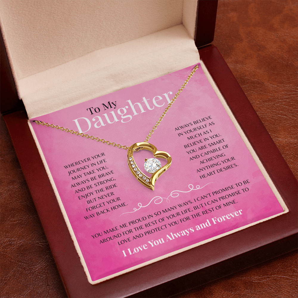 To My Daughter | Forever Love Necklace