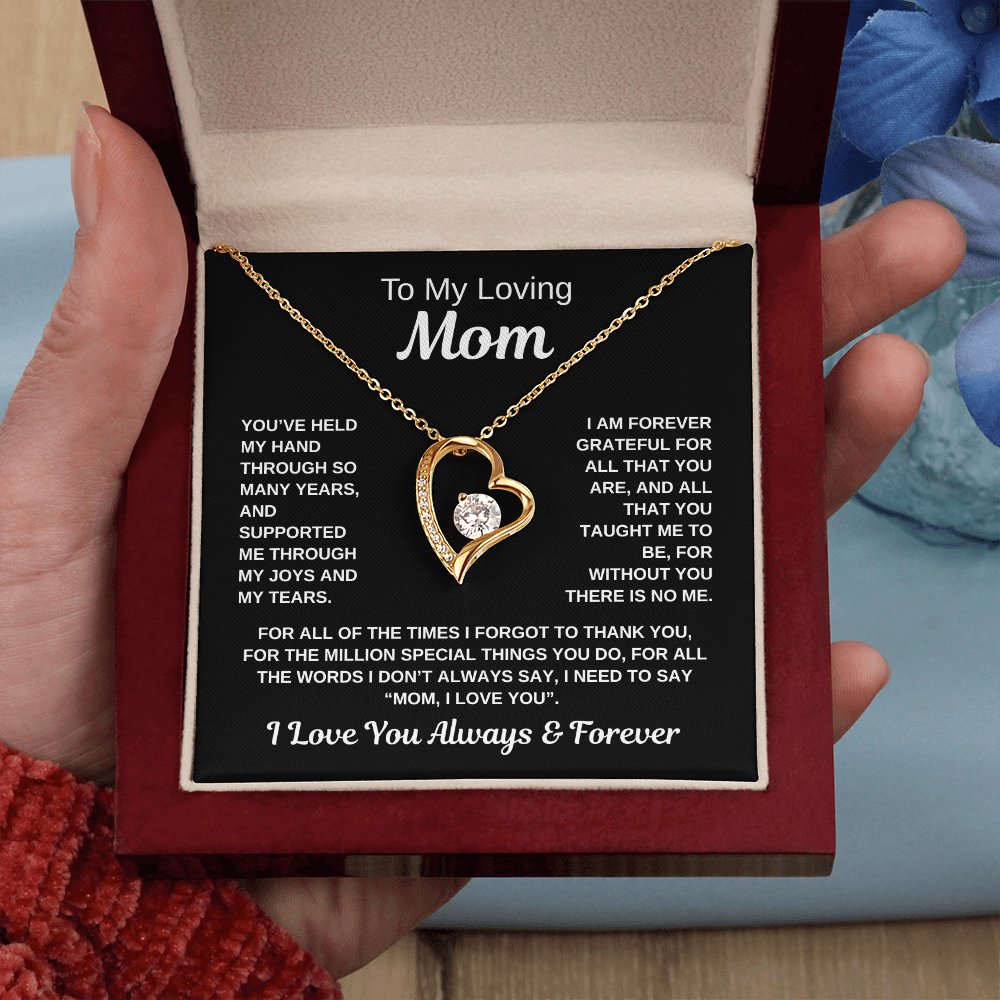 To My Loving Mom | Forever Love Necklace