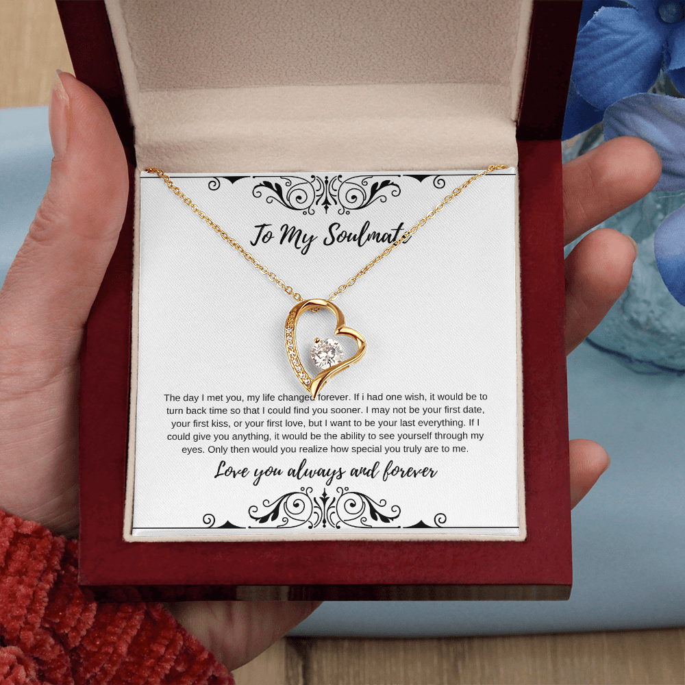 To My Soulmate | Forever Love Necklace