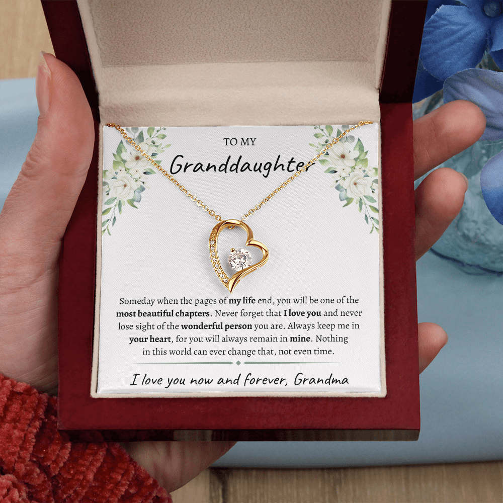 To My Granddaughter from Grandma | Forever Love Necklace
