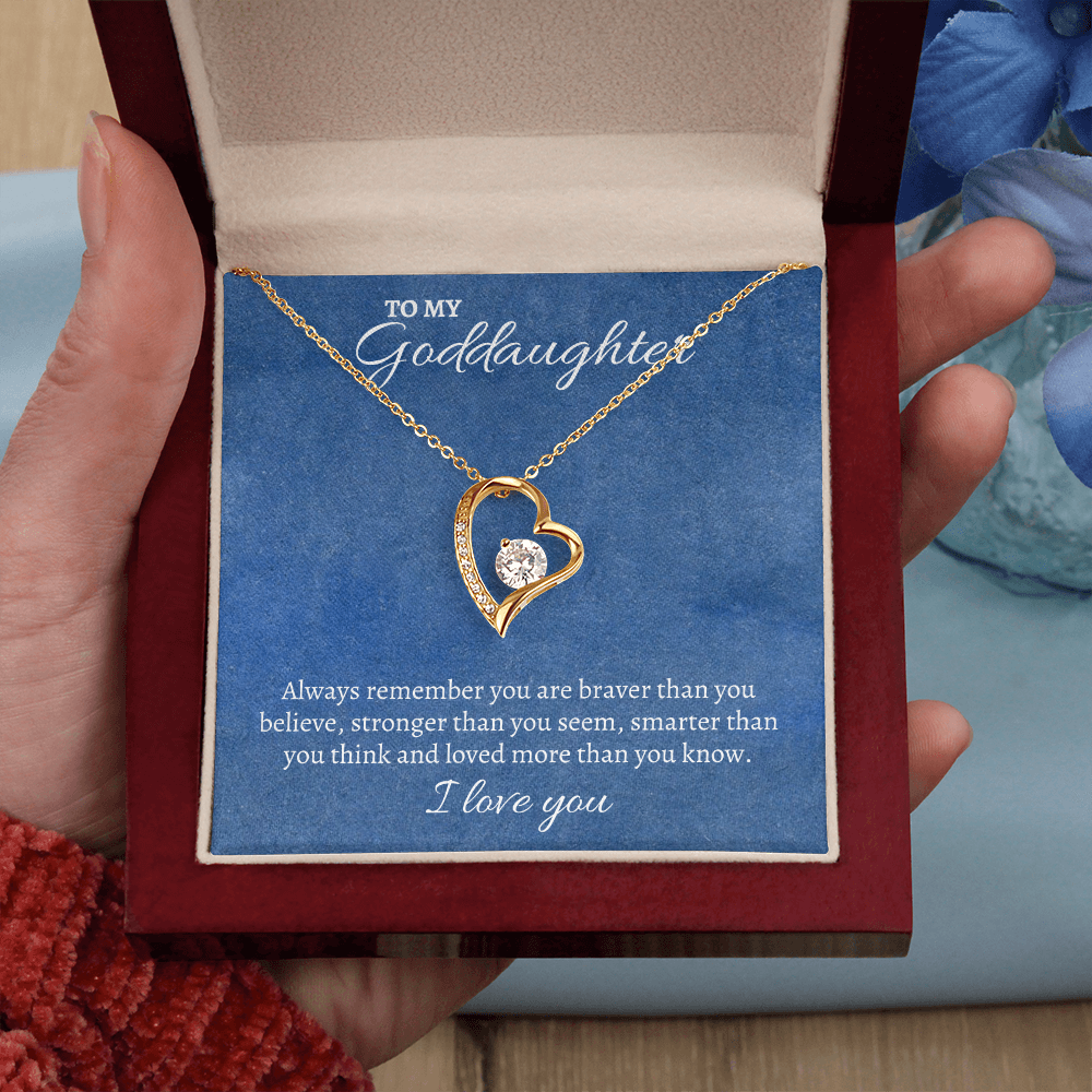 To My Goddaughter | Forever Love Necklace