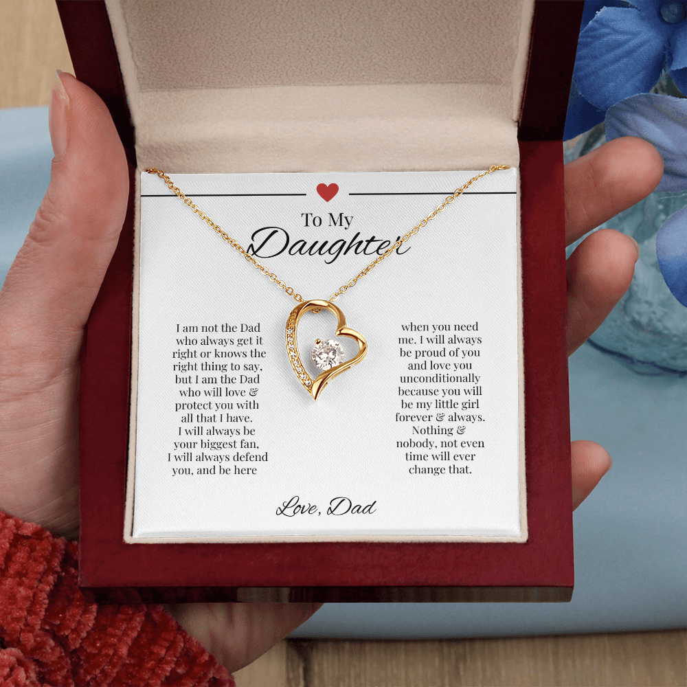 To My Daughter from Dad | Forever Love Necklace