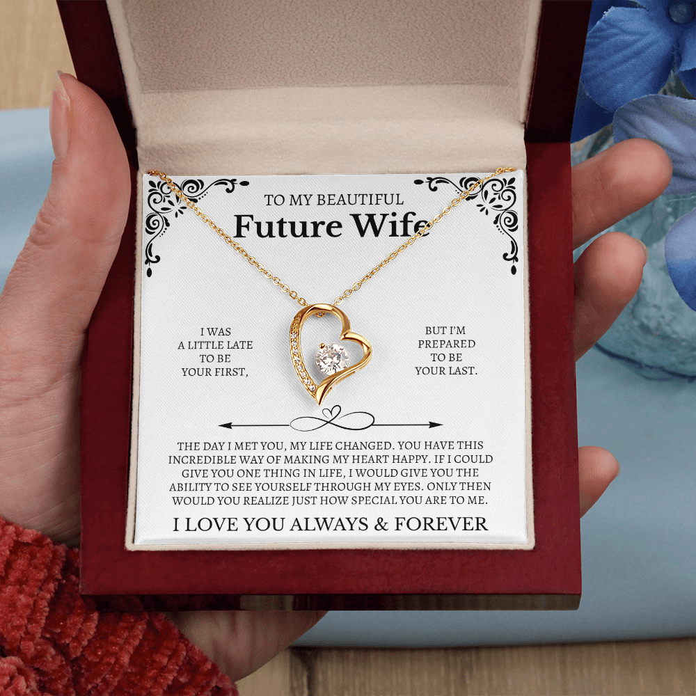 To My Beautiful Future Wife | Forever Love Necklace