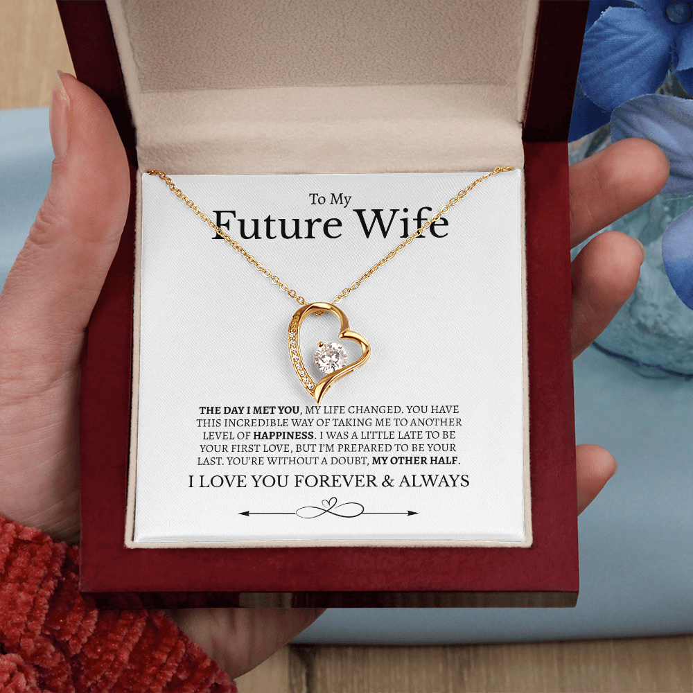 To My Future Wife I love you Forever & Always | Forever Love Necklace