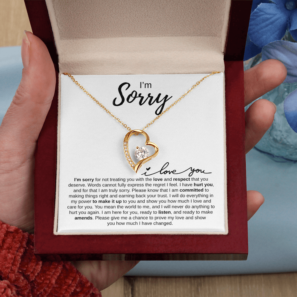 I'm Sorry | Forever Love Necklace