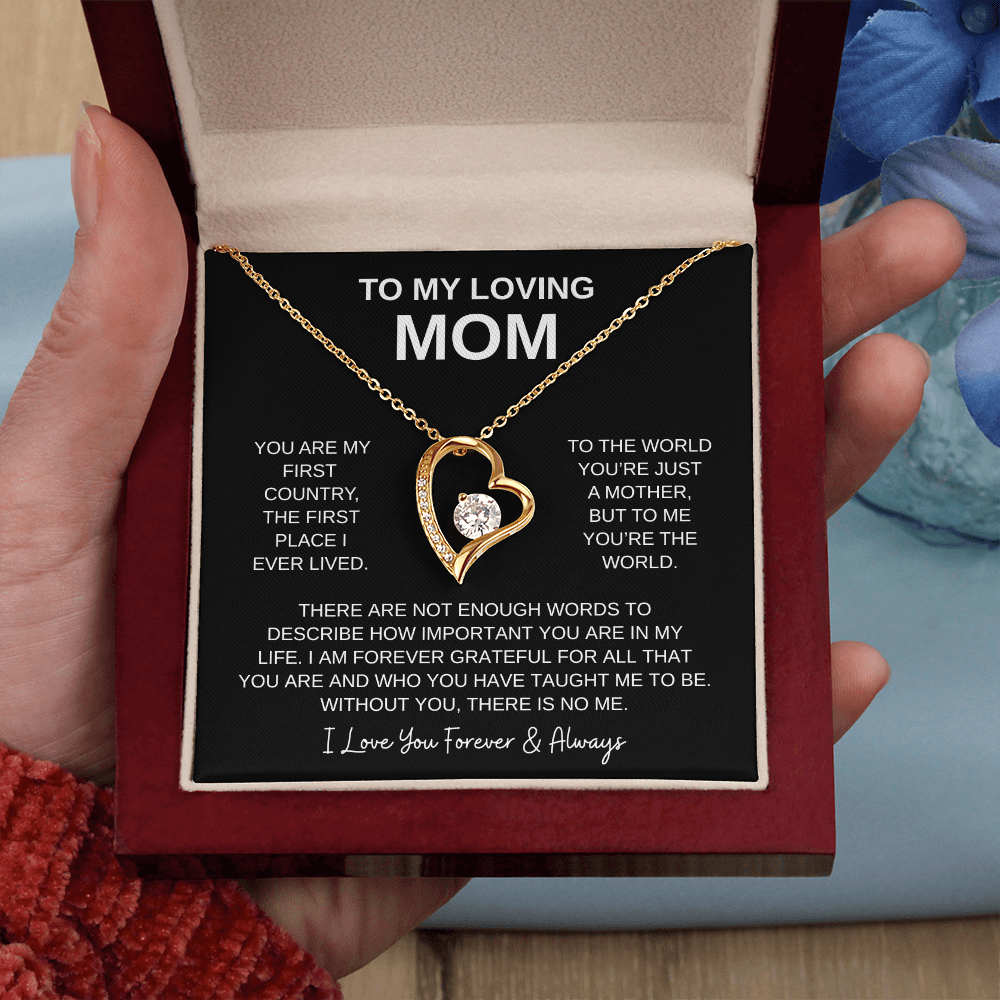 To My Loving Mom | Forever Love Necklace