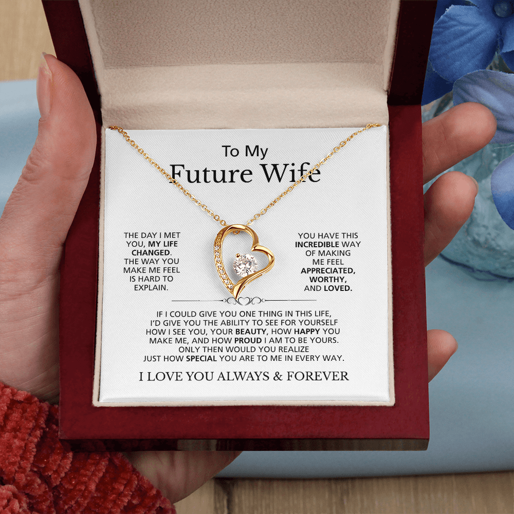 To My Future Wife I Love You Always & Forever | Forever Love Necklace