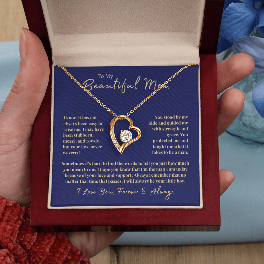 Gift to Mom from Son | Forever Love Necklace