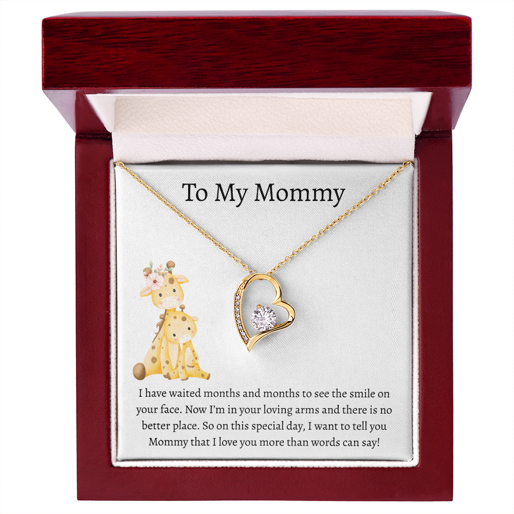 To My Mommy Giraffe | Forever Love Necklace