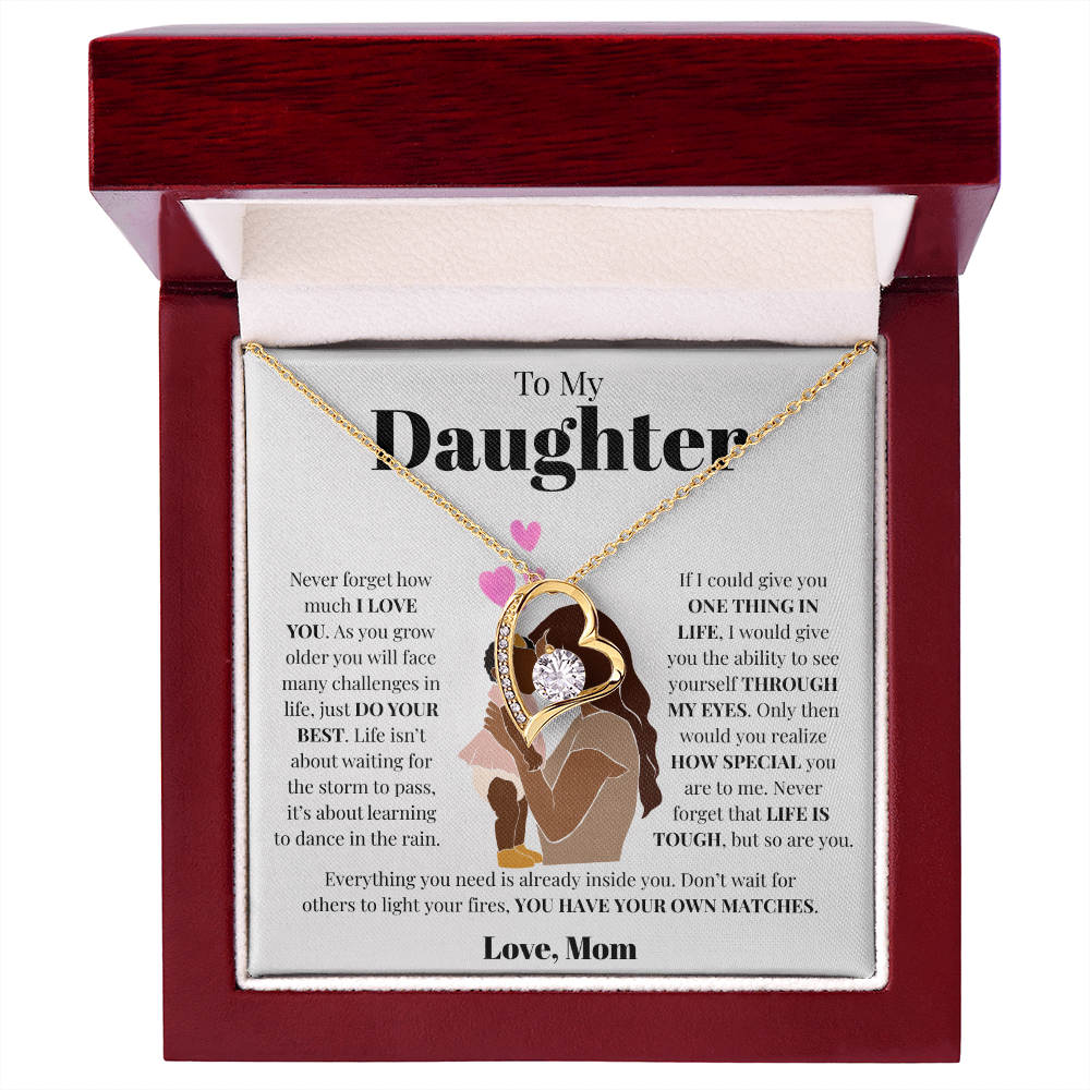 To My Daughter from Mom | Forever Love Necklace