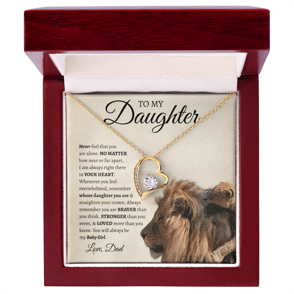 To My Daughter | Forever Love Necklace