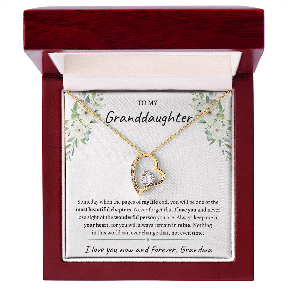 To My Granddaughter from Grandma | Forever Love Necklace