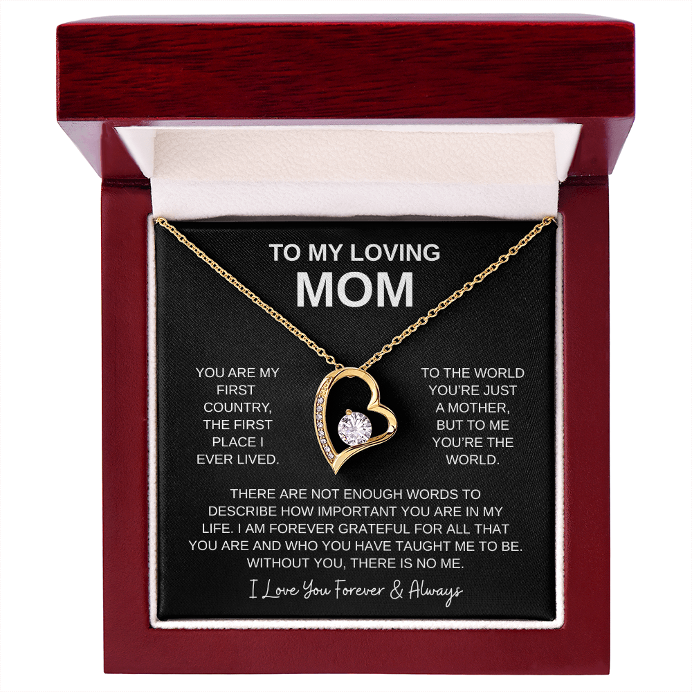 To My Loving Mom | Forever Love Necklace