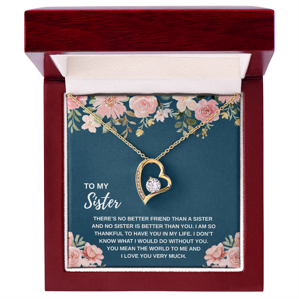 To My Sister | Forever Love Necklace